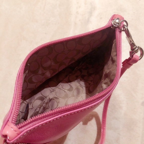 Coach Wristlet Wallet - Pink Genuine Leather - Picture 5 of 6